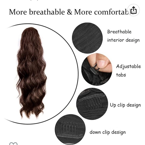 Long Wavy Ponytail Extension - NEW - Picture 4 of 5